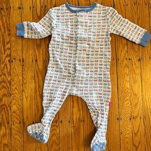 Magnetic Me footed long-sleeved onesie size 9-12 months